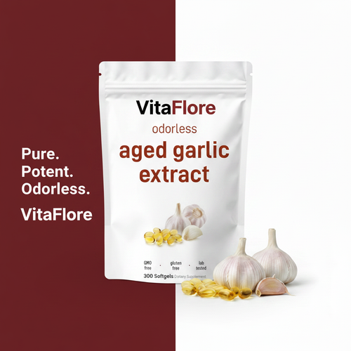 Aged Garlic Extract Soft Capsules – High-Potency SAC Formula for Women's Heart Health